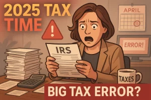 The Biggest Mistake You’re Likely to Make in 2025 Tax Time